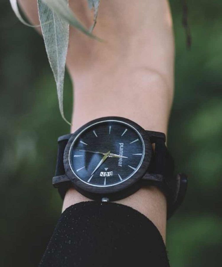Wooden Watch - Royal Series - Black Oak - Plantwear