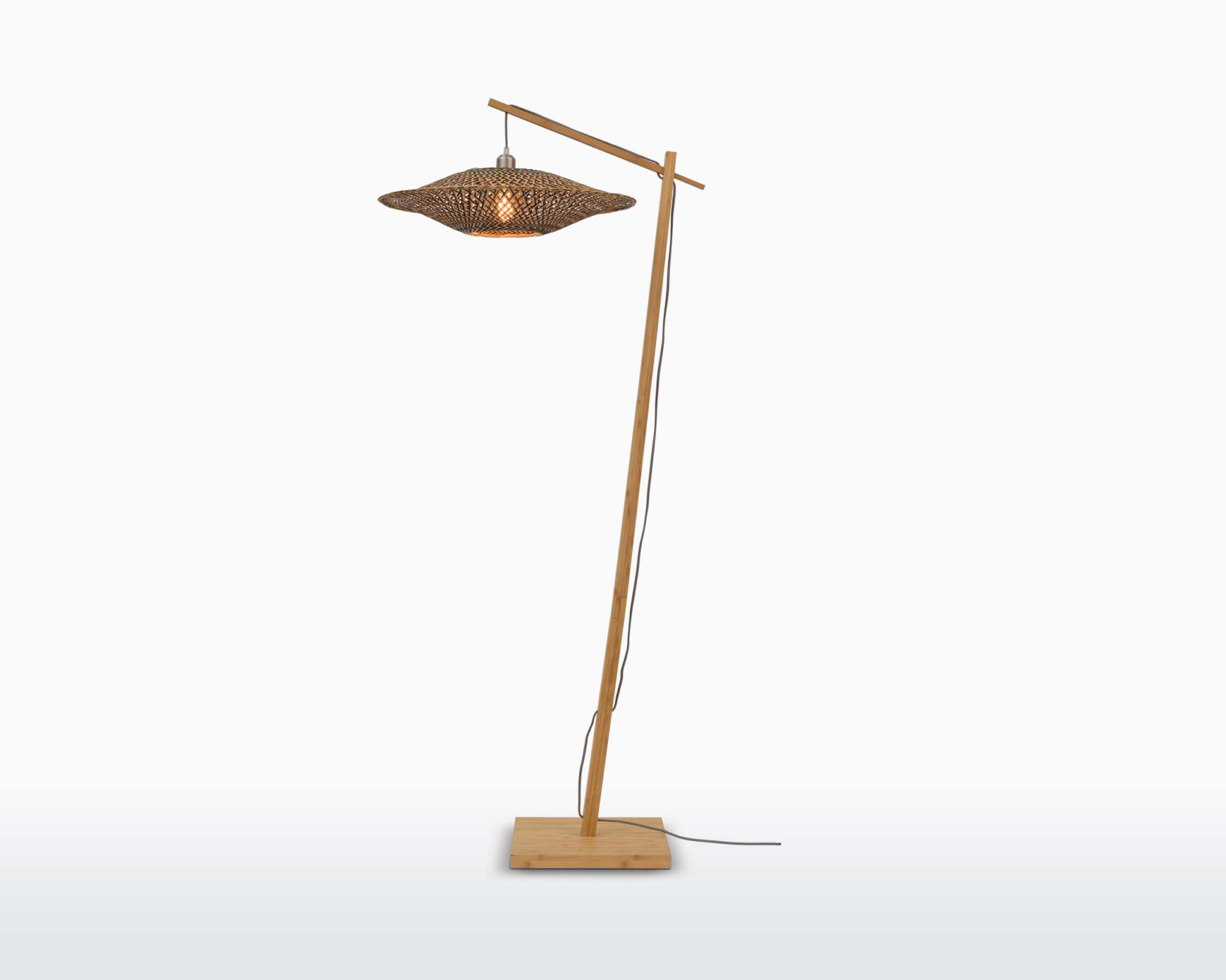 Floor lamp Andes Bamboo/Linen Good & Mojo