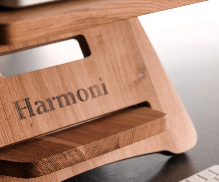Wooden Standing Desk Shop Harmoni now at Wooden Amsterdam