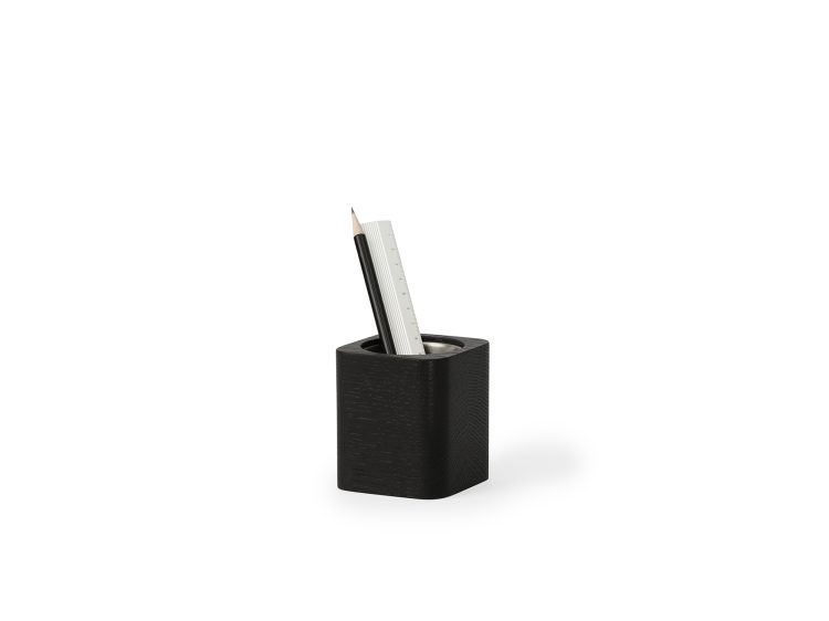 cubic pot – black