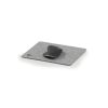 felt & cork mouse pad grey