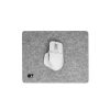 felt & cork mouse pad grey