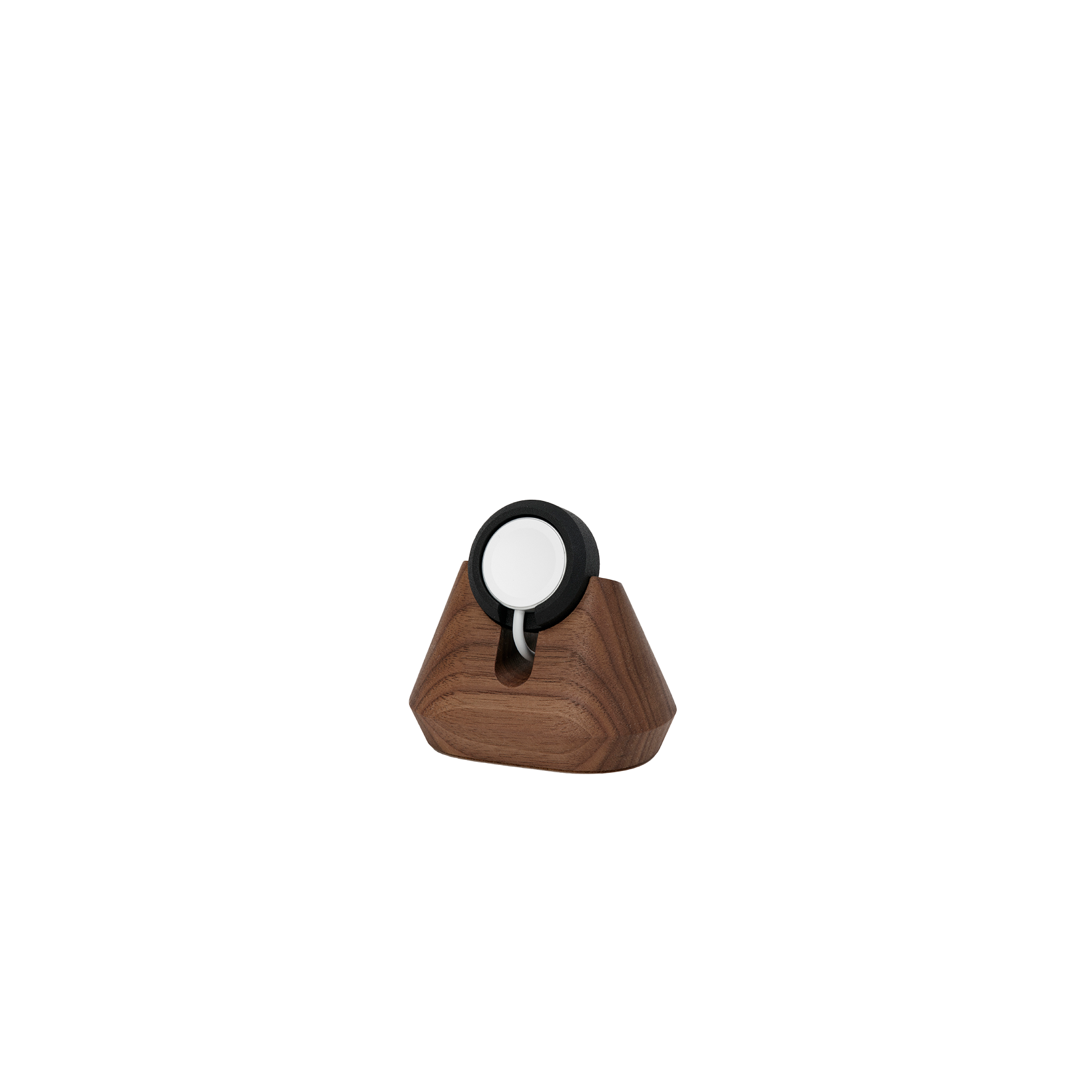magnetic charging apple watch stand oak