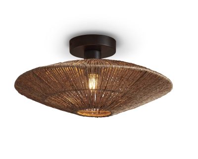 Ceiling Lamp - IGUAZU - Jute / Flat