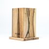 knife holder walnut
