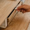 large modular drawer dual desk shelf add on