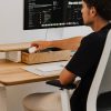 modular drawer for dual desk shelf made by oakywood