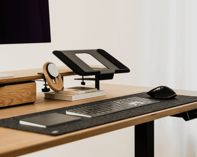 laptop mount for desk shelf